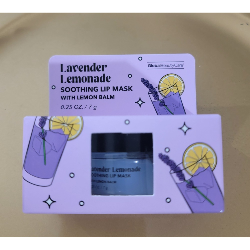 Set of 3 Global Beauty Care Lavender Lemonade Soothing Lip Mask with Lemon Balm - Picture 2 of 3
